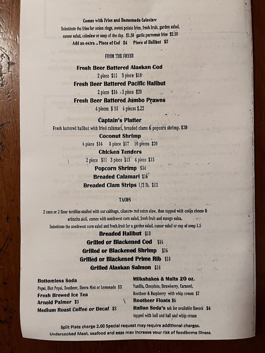 Menu Farm & Sea Grill-4